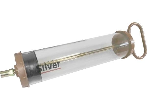 Silver oliespruta/smörjflaska 400 ml /SILVER
