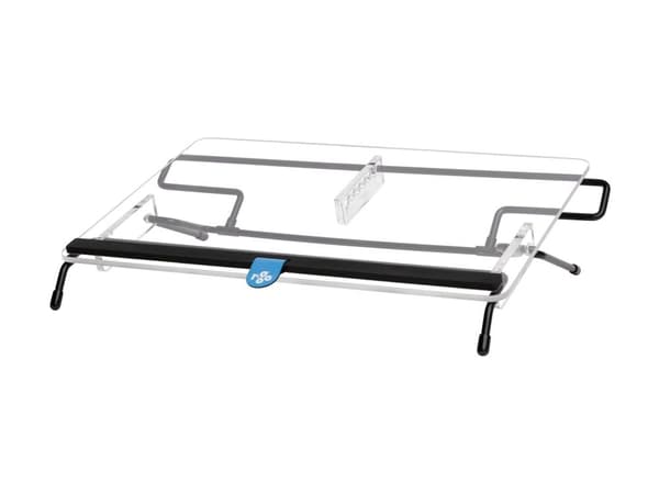 R-Go Document holder Flex Read - Dokumenthållare - för A3 - transparent, svart bas