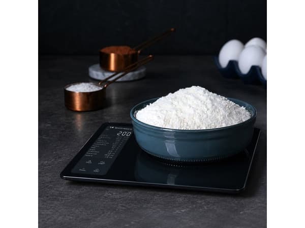 Wozinsky WIK-16 smart köksvåg med digital display, Bluetooth-app - svart