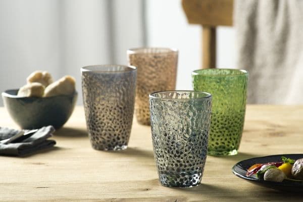 LEONARDO Matera, Multifärg, Glas, 4 styck, Rund, 340 ml, 80 mm