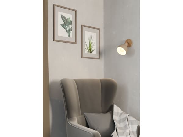 EGLO ARRECIFE WALL E27 SAND/NATUR