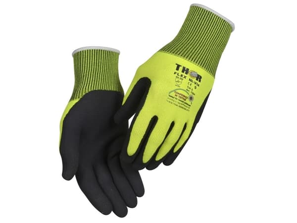 Nitrilhandske fingerdyppet 9 THOR Flex Touch Screen - (12 stk.)