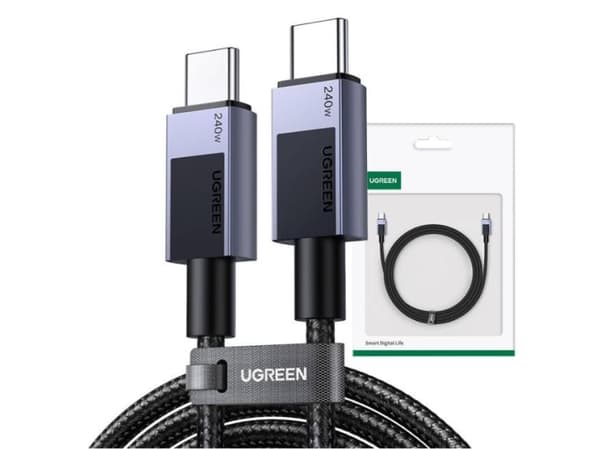 USB-kabel Ugreen USB-C - USB-C 2 m svart (UGR5580)