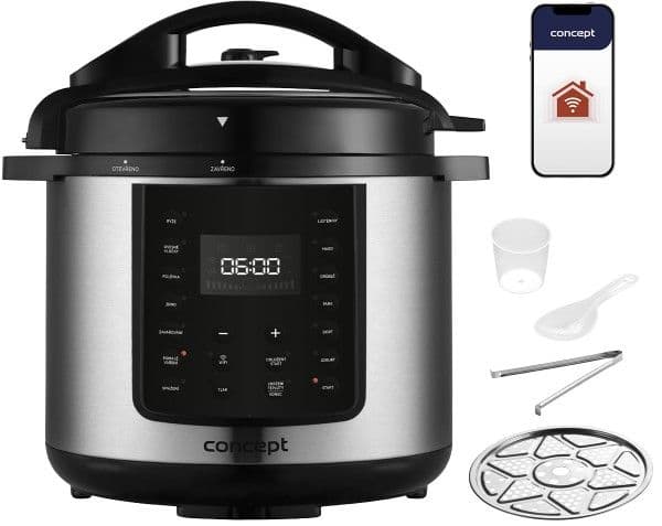 Multicooker Concept Multicooker, trykkoker Concept CK8001