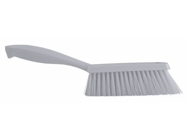 Håndkost, Vikan, 33x3,5x11 cm, hvit, polyester/PP/rustfritt stål