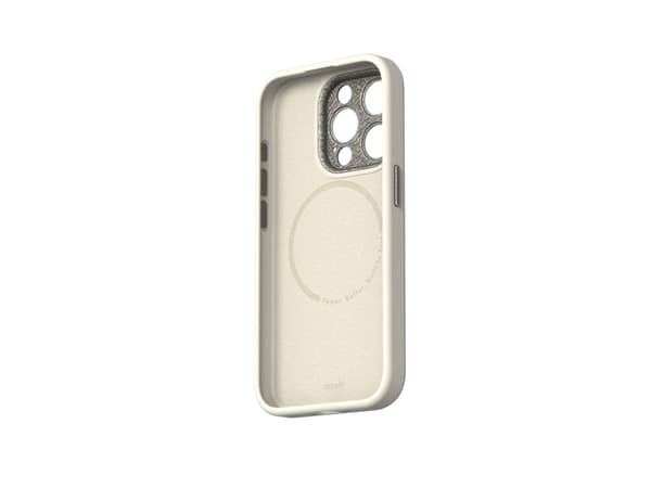 Moshi Napa för iPhone 15 Pro - Eggnog white