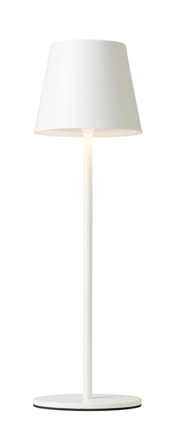 Nielsen Light One oppladbar bordlampe - hvit