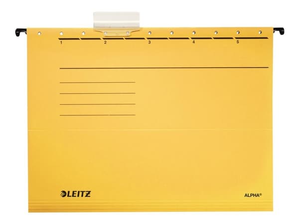 LEITZ hengemapper ALPHA® 1985 gul