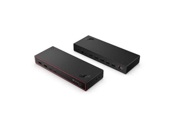 Lenovo ThinkPad Thunderbolt 4 Smart Dock Gen2 7500, Langallinen, Thunderbolt 4, 100 W, 2500 Mbit/s, Musta, Eclipse Black