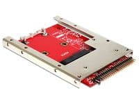 Delock Converter IDE 44 Pin > mSATA with 2.5" Frame - Diskkontroller - mSATA - mSATA - ATA