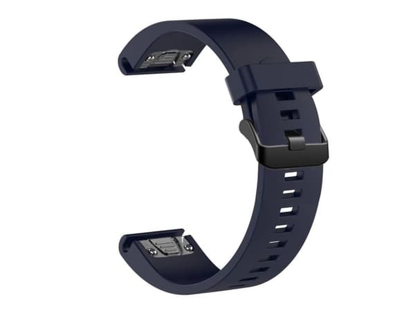 FIXED - KlocKräm för smart klocka - 20 mm, silicone - 140 - 210 mm - blå - för Garmin QuickFit 20