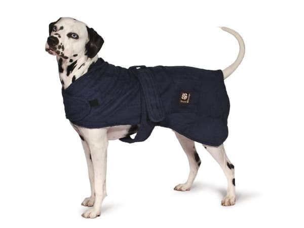 Hundbadrock marinblå 50 cm