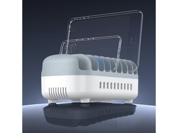 Orico smart USB-ladestasjon 10 porter - hvit