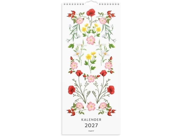 Väggkalender Blommor 2027