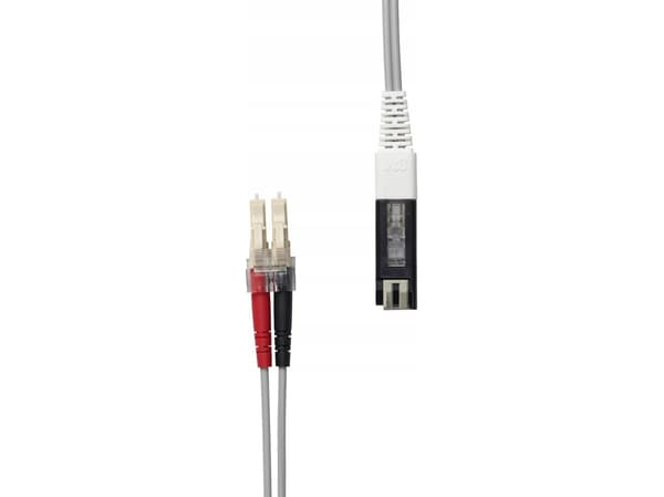 V45-LC UPC OM2 duplex fiberkabel 1 m