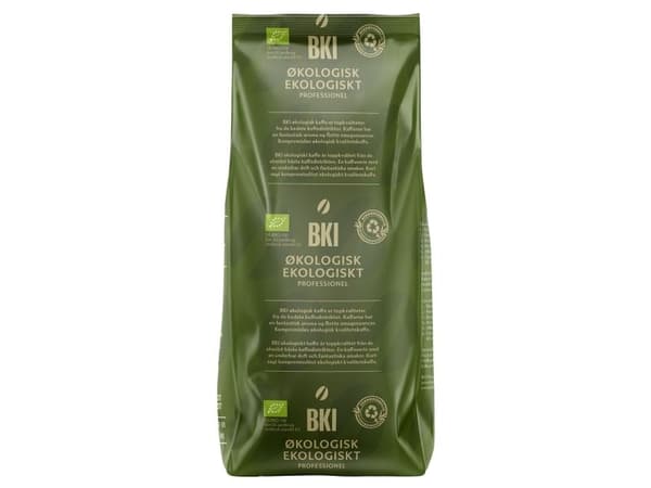 Kaffe BKI Økologisk 500g/pose - (16 poser)