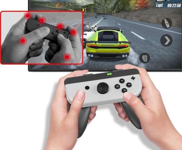 JYS håndtak til Joy-Con, svart