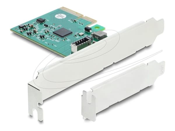Delock - PC-kortadapter - PCIe x4 lav profil