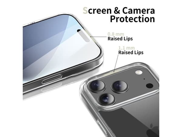 Tech-Protect FlexAir hybriddeksel til iPhone 17 Pro – klar