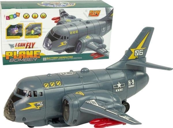 LeanToys transportfly bombefly lys & lyd