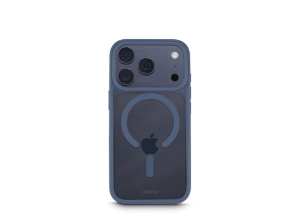 Hama Frame Protect, Suojus, Apple, iPhone 17 Pro, 16 cm (6.3"), Läpinäkyvä, Sininen
