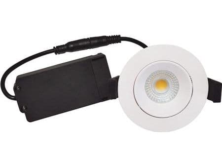Downlight Velia Low Profile 5W 3000K Cri>95 rund, mat hvid