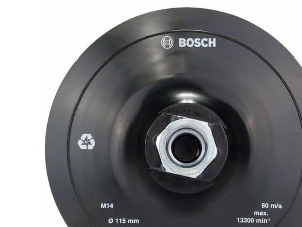 Bosch GUMMI BACKING DISC 115MM M14 VELCRO FÖR GWS