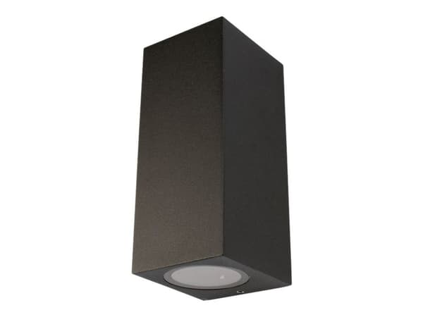 LED-seinävalaisin Lara 2xGU10 230V musta