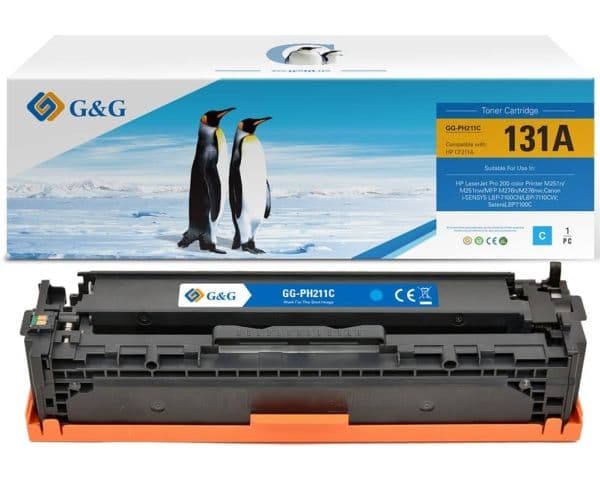 G&G 14317, 1400 sider, Cyan, 1 stykker