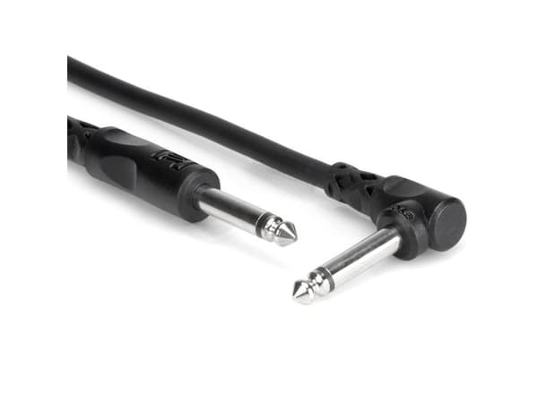 Hosa Technology CPP-103R, 6,35 mm TS, Hanstik, 6,35 mm TS, Hanstik, 0,9 m, Sort