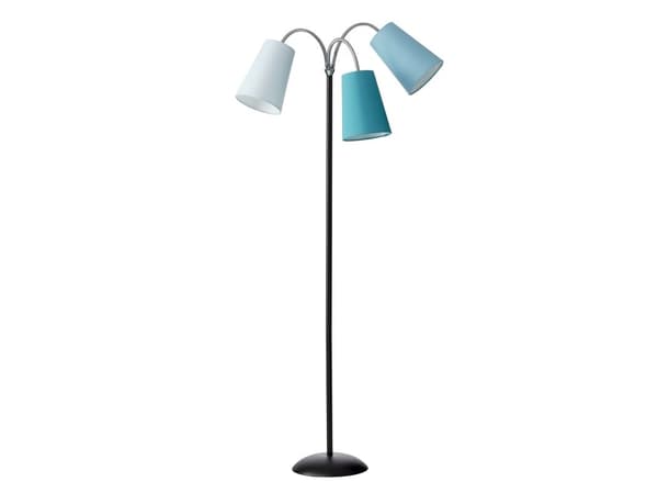 GULVLAMPE SALSA SORT MED A-P-L-SKJERM