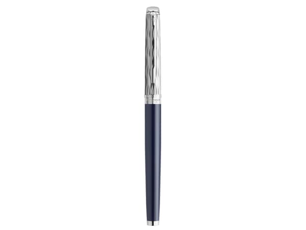 Waterman Hémisphère, Blå, Blå, Lack, Medium, Presentask, 1 styck