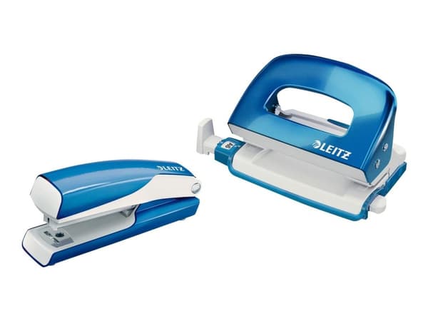 Handkamera + handkamera Leitz WOW, sampak, mini, blå