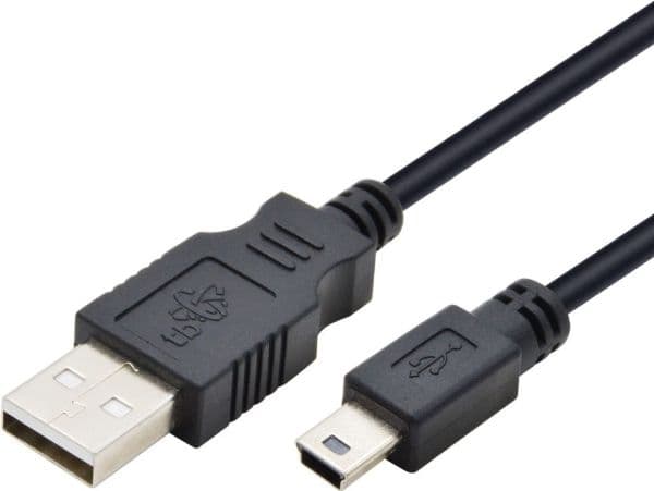 TB USB - MINI USB-kabel 1,8 m, svart