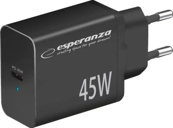 Esperanza EZC108K nettlader 45W USB-C PD