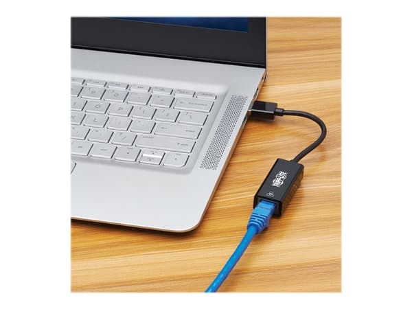 Tripp Lite U336-000-GB-CA, langallinen, USB, Ethernet, 1000 Mbps, musta