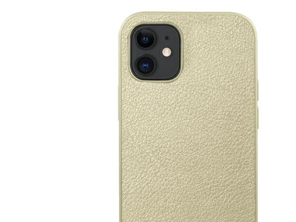 Guess GUHCP12SIGLGO hardcase til iPhone 12 mini 5,4" - gull/gull med iriserende