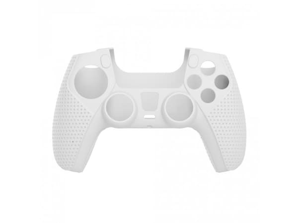White Shark Body Lock silikonhölje till PS5-handkontroll, vit