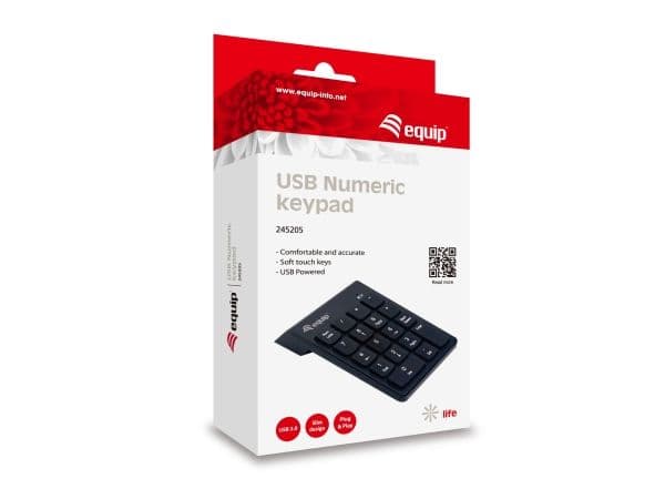 Equip 245205, USB, 18, Universal, 1,35 m, Svart