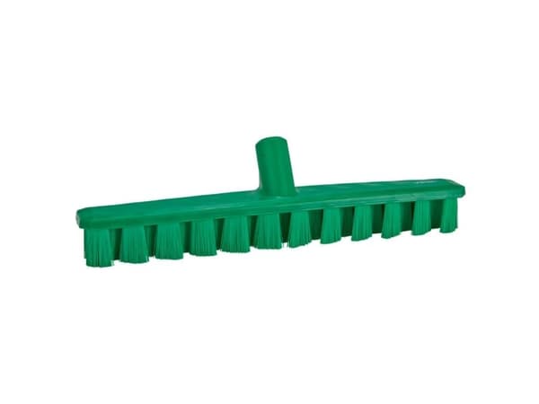 Gulvskrubbe, Vikan, 5x40x7,5cm, grøn, glas/polyester/PP, 40 cm, stiv