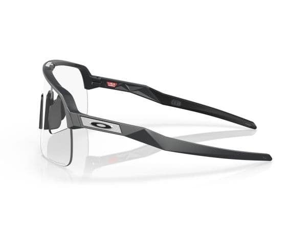Oakley Sutro Lite, Voksen, Unisex, Shield, Halvkant, Sort, Sort