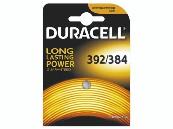 Duracell 384/392 - Batteri SR41 - sølvoksid - 45 mAh