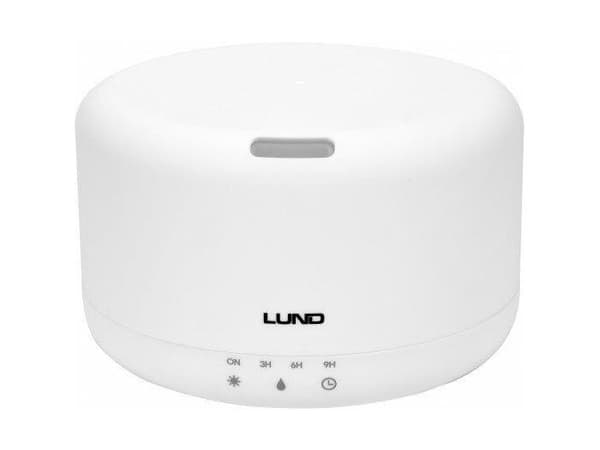 LUND luftfuktare 1000 ml vit med fjärrkontroll / doftdiffusor