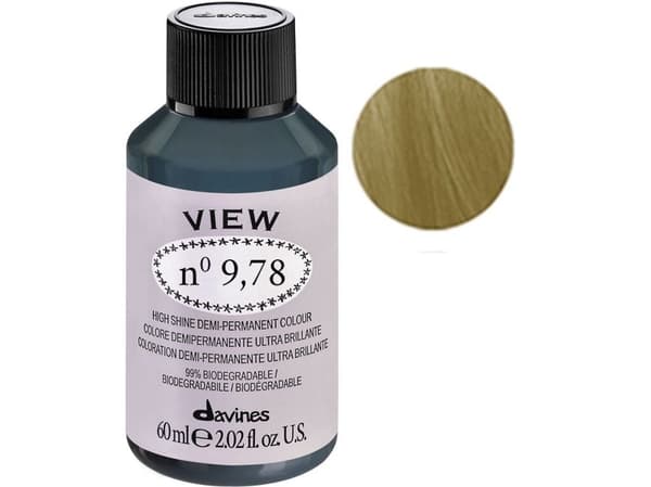 Davines View demi-permanent hårfarge 9.78 Gloss, 60 ml for kvinner