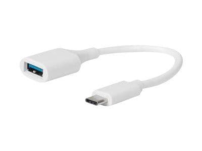 MicroConnect - USB-adapter - USB typ A (hona) till USB-C (hane) - USB 3.2 Gen 1 - 20 cm - vit