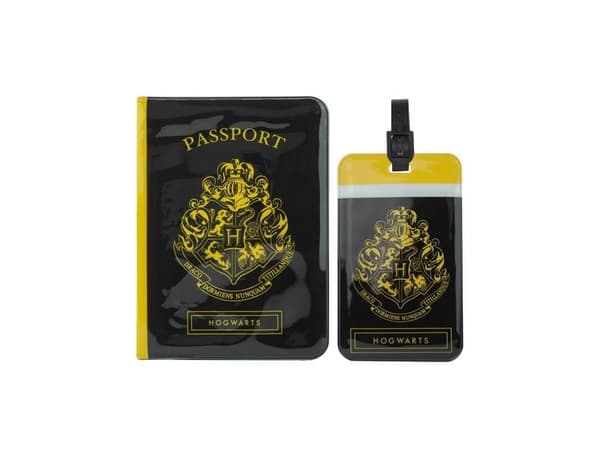 Hogwarts bagagemærke og pascover
