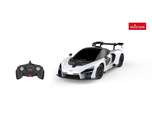 Rastar Radiostyrd Bil Mc Laren Senna Vit