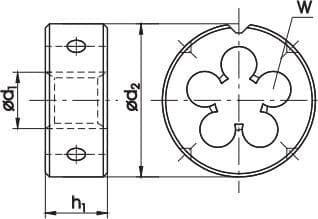 FANAR DIE M24x2 HSS800F