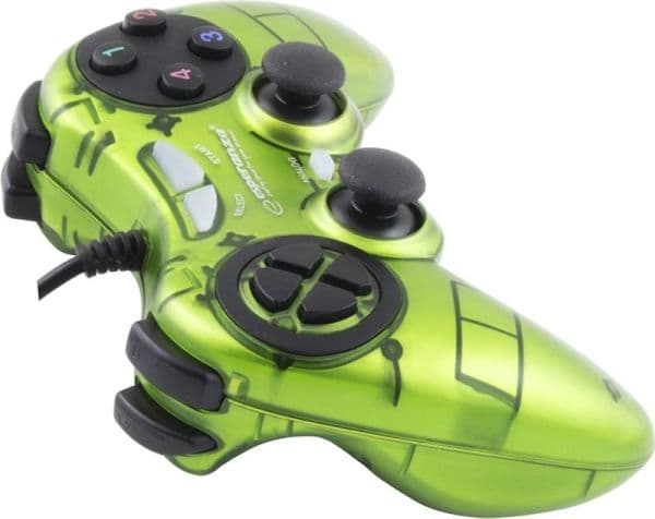 Esperanza FIGHTER - Håndkonsoll - 12 knapper - kablet - grønn - for PC