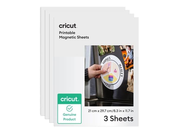 Cricut - A4 (210 x 297 mm) 3 ark magnetiskt papper